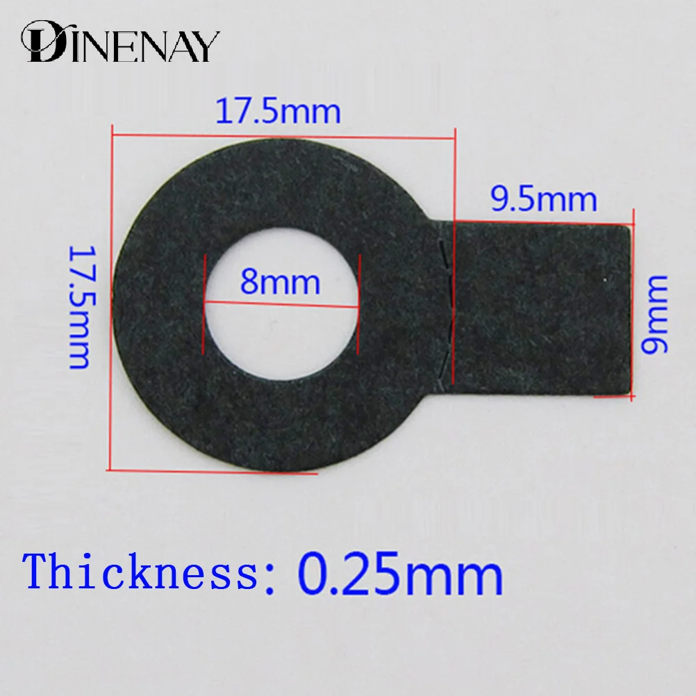 70pcs 18650 Insulating PAD Battery Protection Gasket Barley Paper Single Pad