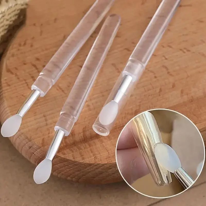 Nail powder application brush, reusable lip brush nail art brush suitable for nail art eye shadow makeup