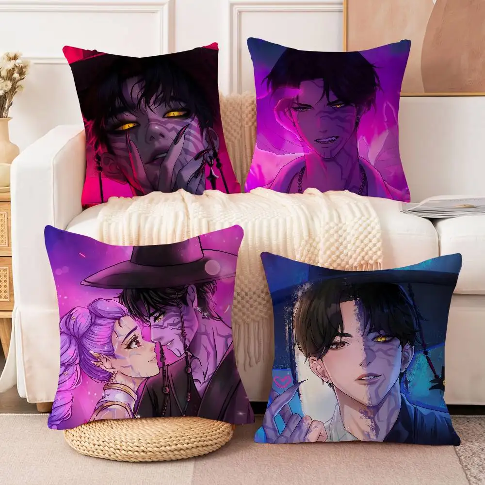 

KPop Demon Hunters Decorative Room Aesthetics Pillow Case Home Decor Bedroom Sofa Bed Couch Pillow Cover 45x45