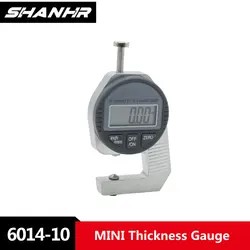 SHANHR Portable Large LCD Electronic Thickness Gauge Mini 0.01 mm Digital Thickness Gauge Meter 0-12.7 mm