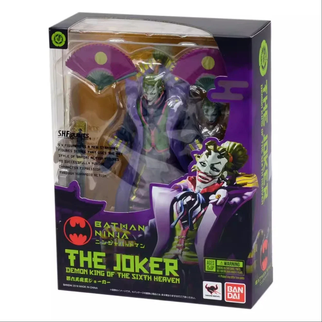 100% Original Bandai Sh Figuarts Shf Batman Ninja The Joker Demon King Of The Sixth Heaven Action Figures Model Toys Figura