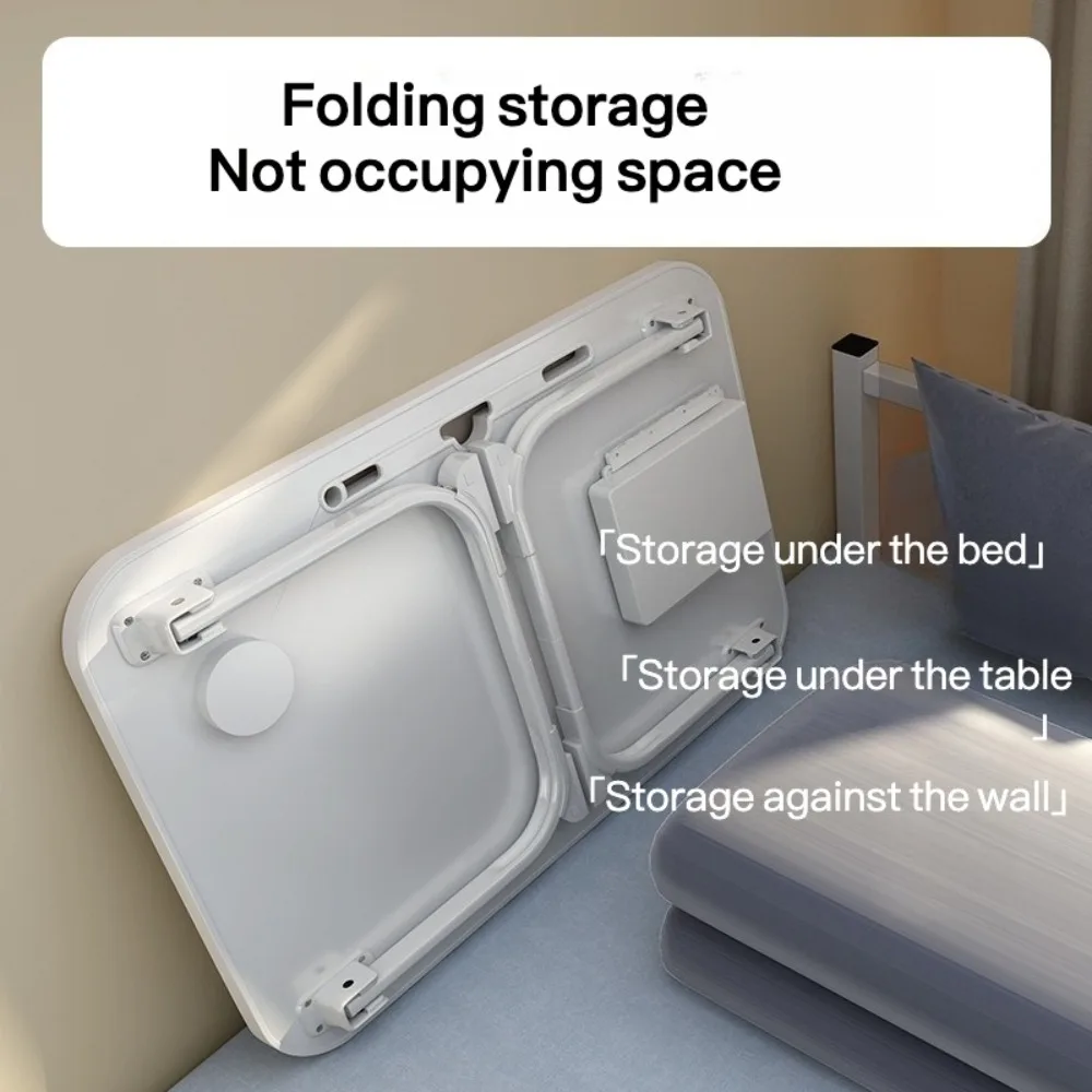 Foldable Small Table on The Bed Portable Student Desk Computer Table Study Desk Laptop Standing Desks Bed Tables with Drawers