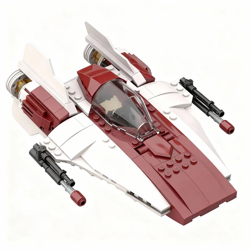 NOUVEAU 328 PIÈCES MOC Space Battle Wing Starfighter Modèle DIY Idées Créatives Blocs de Construction à Assembler Cadeau d'Anniversaire Décoration Maison