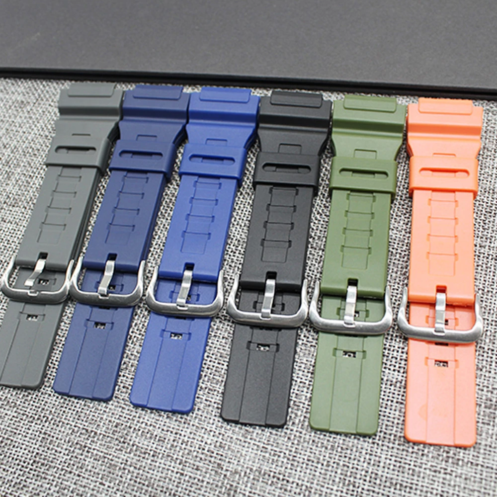 Watchband For MCW200 MCW-200 Strap Wrist Premium TPU Watch band accessories Comes with pin tool