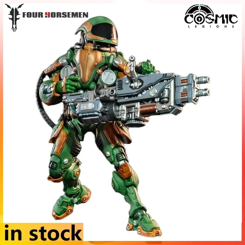 

Оригинальная серия Cosmic Legions Four Horsemen Studios T.U.5.C.C. HEAVY GUNNER Коллекционные предметы Подвижная готовая модель продукта в подарок