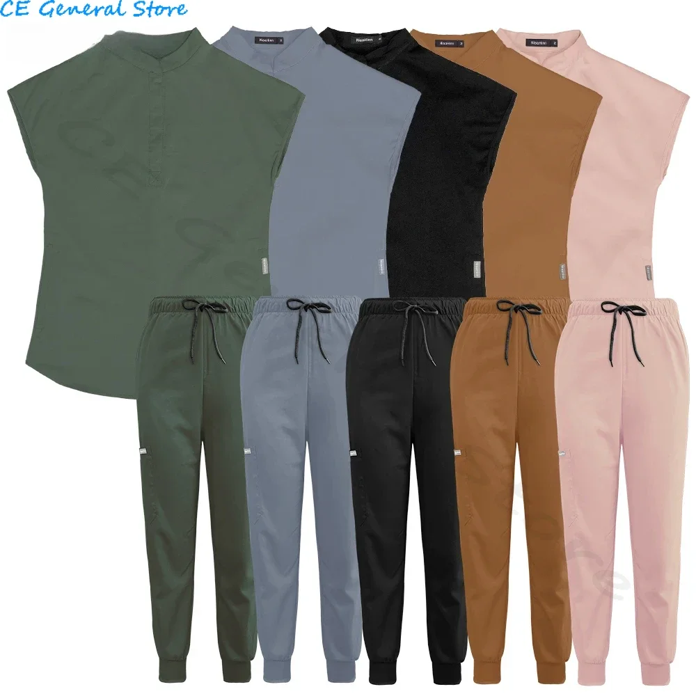 High Quality Scrub Uniform Jogging Pant Pet Grooming Doctor Work Clothes Health Care Medical School Accessories Nursing Workwear