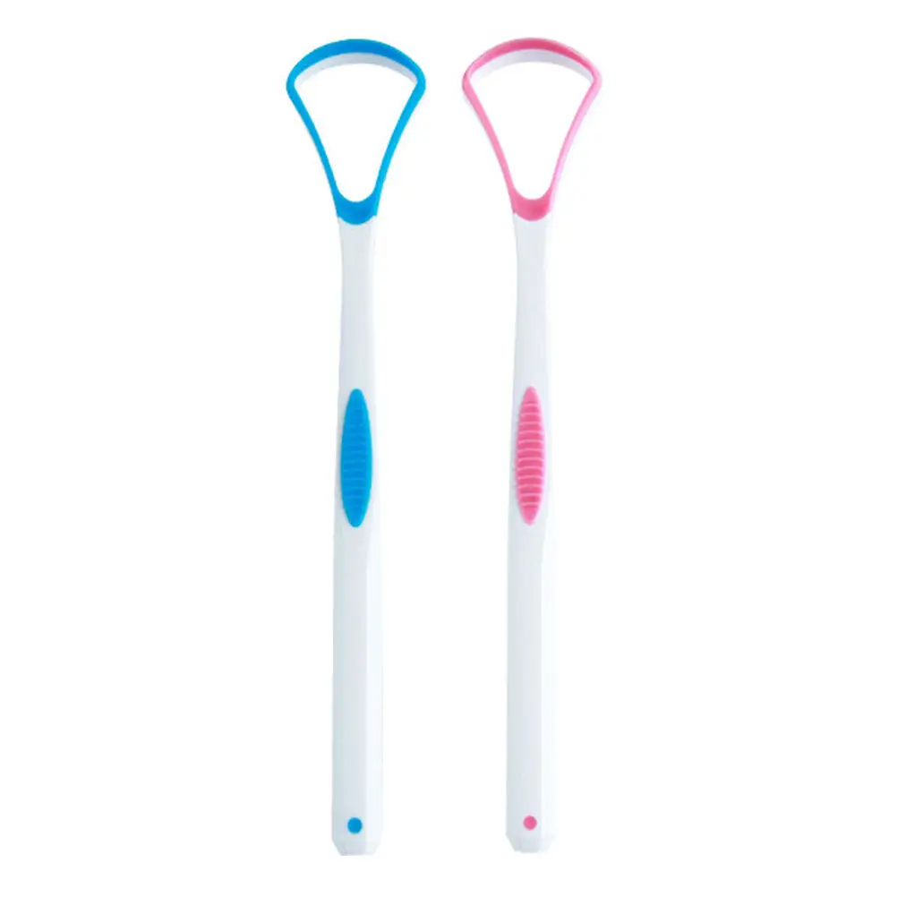 2Pcs Tongue Cleaner Scraper for Adults Effective Halitosis Solution Remove Thick Tongue Coating Food Debris Oral Health