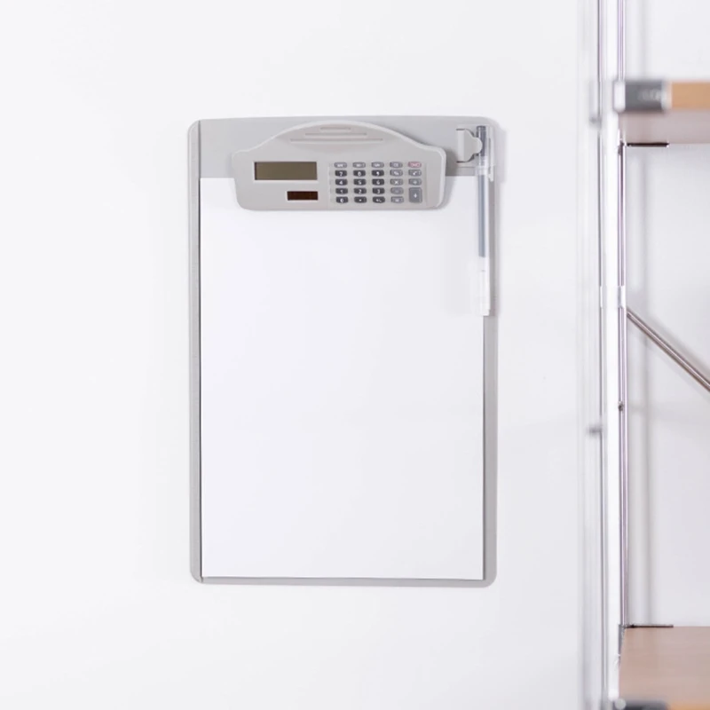 Hangable Calculator File Holder School Office Stationery for Calculating Writing