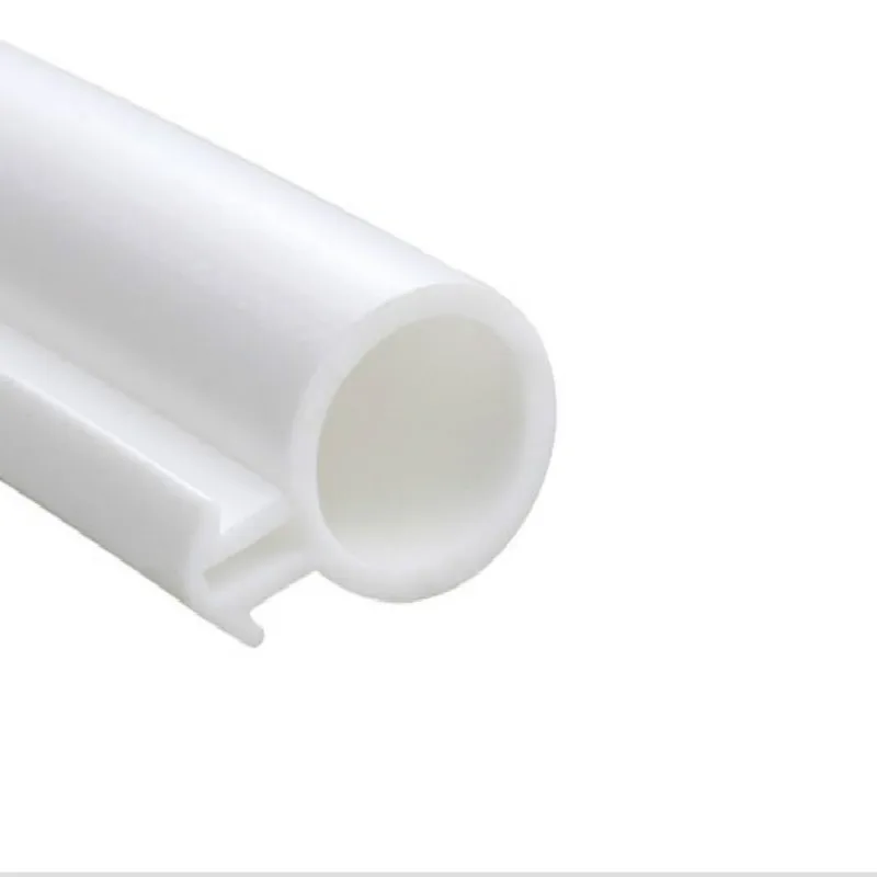 5 Meters White O Type Silicone Door Window Bumper Seal Strip Weatherstrip Low Temperature Resistant