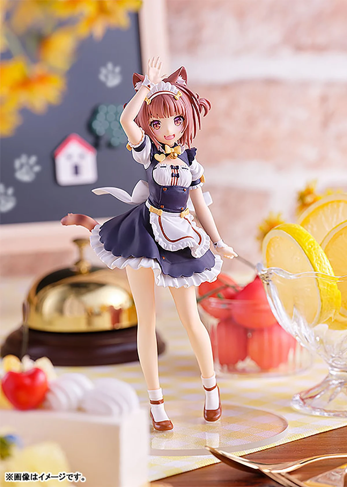 Original véritable bon sourire société pré peint Pop Up défilé Nekopara Azuki H = 160mm personnage de jeu modèle Figure décoration cadeau