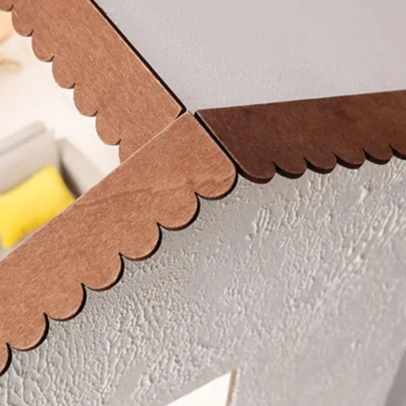 

Реалистичные деревянные кукольные домики, крыша, черепица для украшения миниатюрного кукольного дома своими руками и творческих