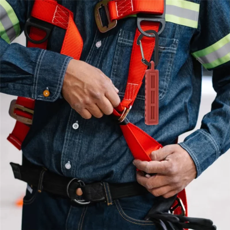 B08B-حقيبة تخزين لقمة مثقاب، حامل بت، منظم تخزين، مفك براغي بلاستيكي، مشبك للرجال باللون الأحمر