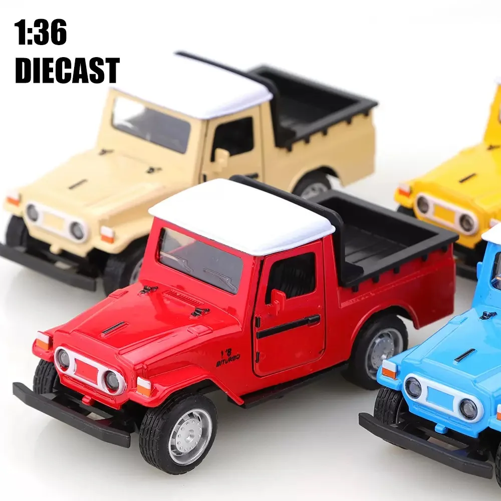 New product 1; 36 alloy pull-back off-road vehicle alloy model collection ornaments three-door scooter children's favorite gift