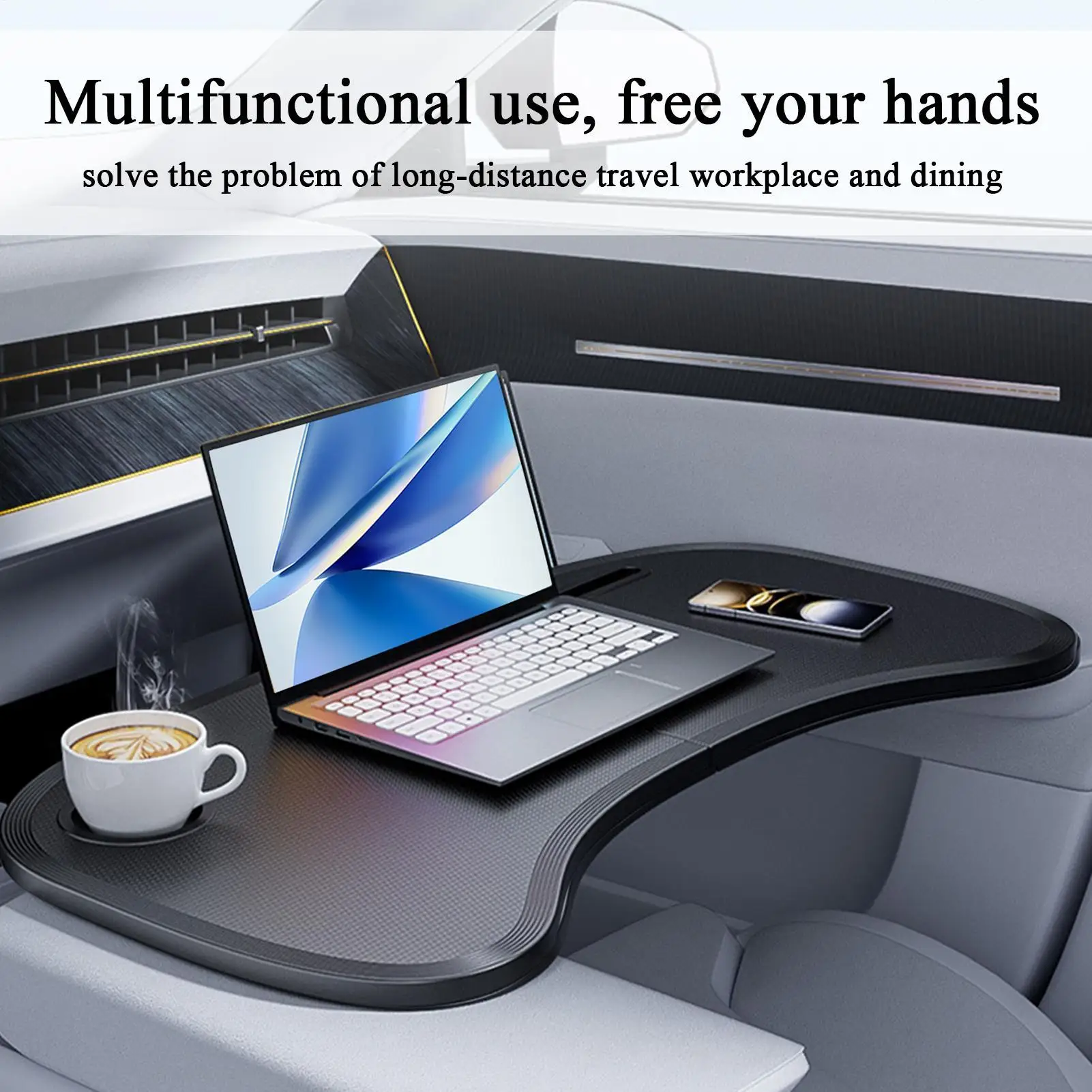 

Car food tray auto Laptop Computer Desk Mount Stand Eat Work Car Steering Wheel Dining Table Bracket Food Coffee Tray Board
