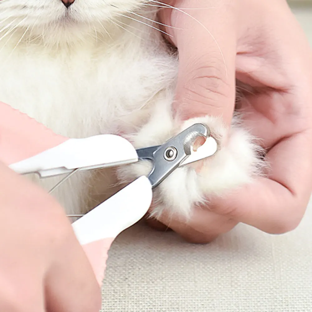 

2Pcs Premium Pet Nail Clippers Anti-Slip Grip Suitable for Large Medium Small Breeds Cat Dog Trimmer Cat Clipper