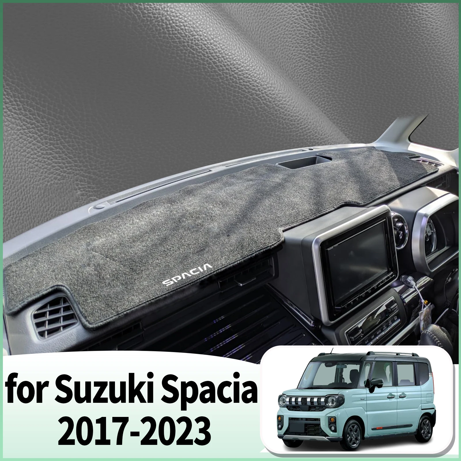 

fit for Suzuki Spacia MK2 MK53S 2017-2023 RHD Car Dashmat Accessories Dashboard Cover Pad DashMat Sunshade Protective Carpet
