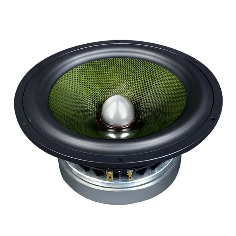 For 8-Inch Speaker Household High-quality Aluminum Frame Pure Carbon Fiber Bullet Bass Speaker