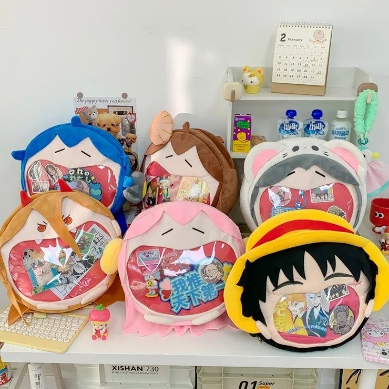 Hatsune Mikimoto Uwa Luka Kaito Meiko Virtuelle Sängerin Charakter Cartoon Puppe Umhängetasche Cartoon Anime Geschenk