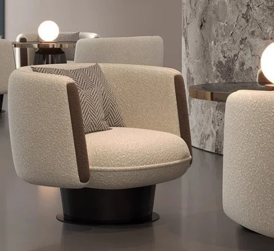 Custom Velvet Sofa Chair Solid Wood Frame Modern Living Room Single Chair For Living Room Office Restaurant Coffee Shop