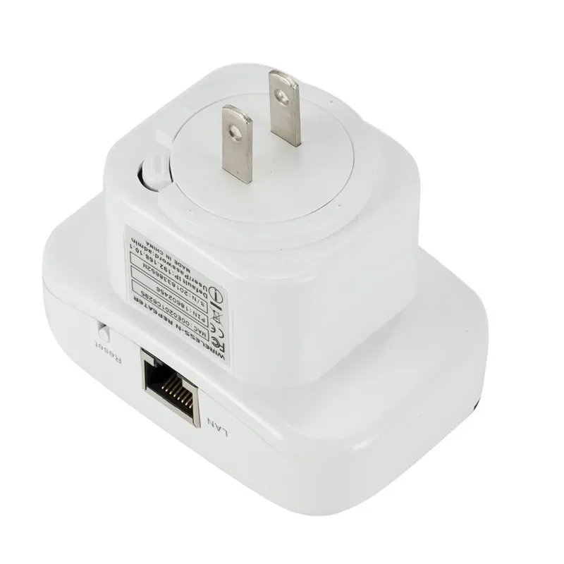 Amplificador de sinal pequeno WiFi, repetidor AP sem fio, proteção contra raios, compatível com todos os roteadores sem fio, 300m