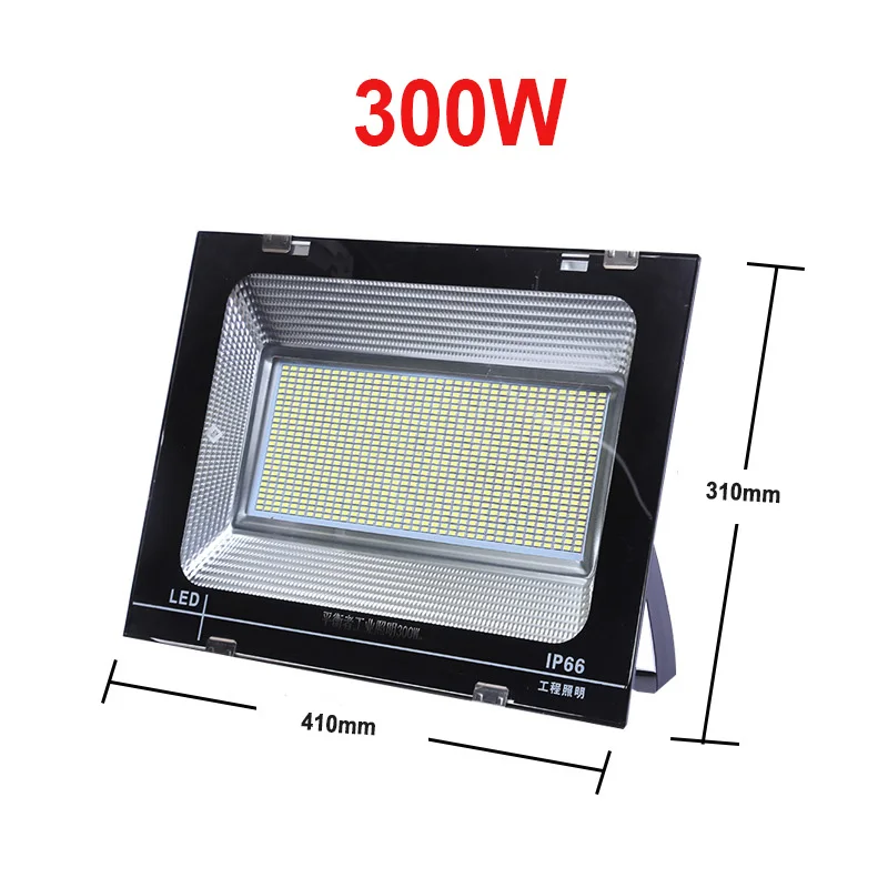 Luz LED impermeable para exteriores, foco de 50W, 100W, 200W, 300W, 400W, para construcción de casa, almacén de fábrica, novedad