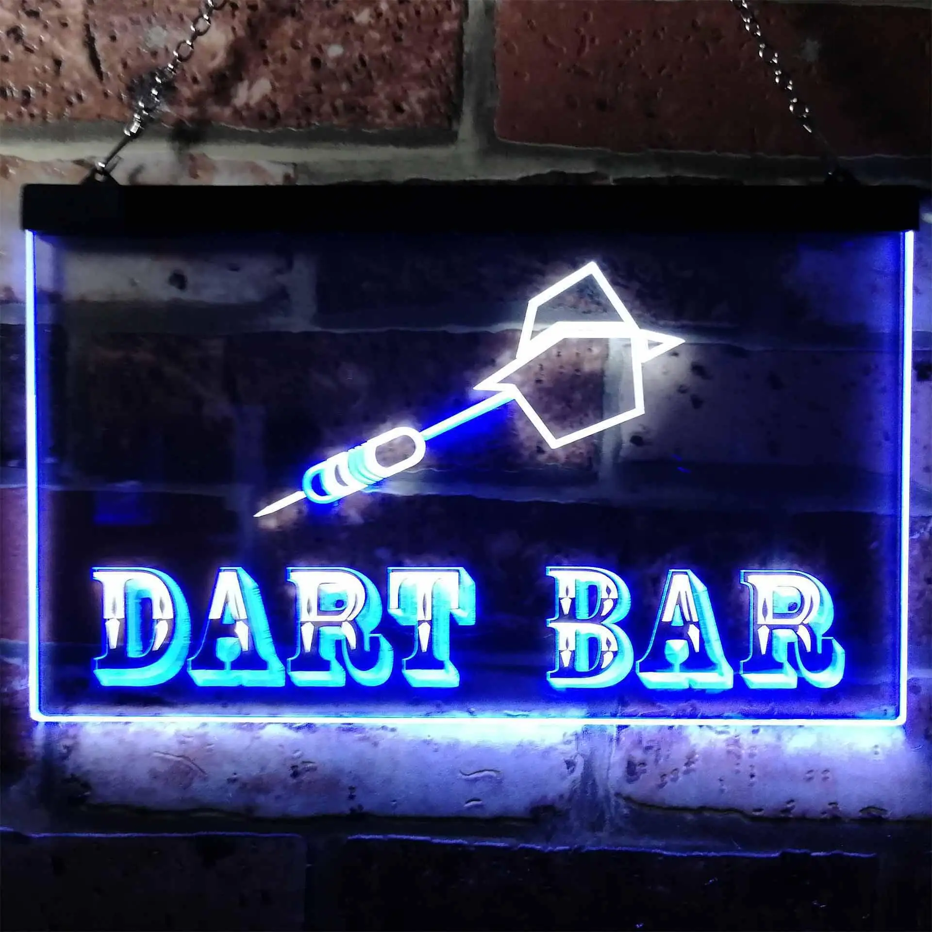 Dart Bar Dual Color Led Neon Sign st6-m0118
