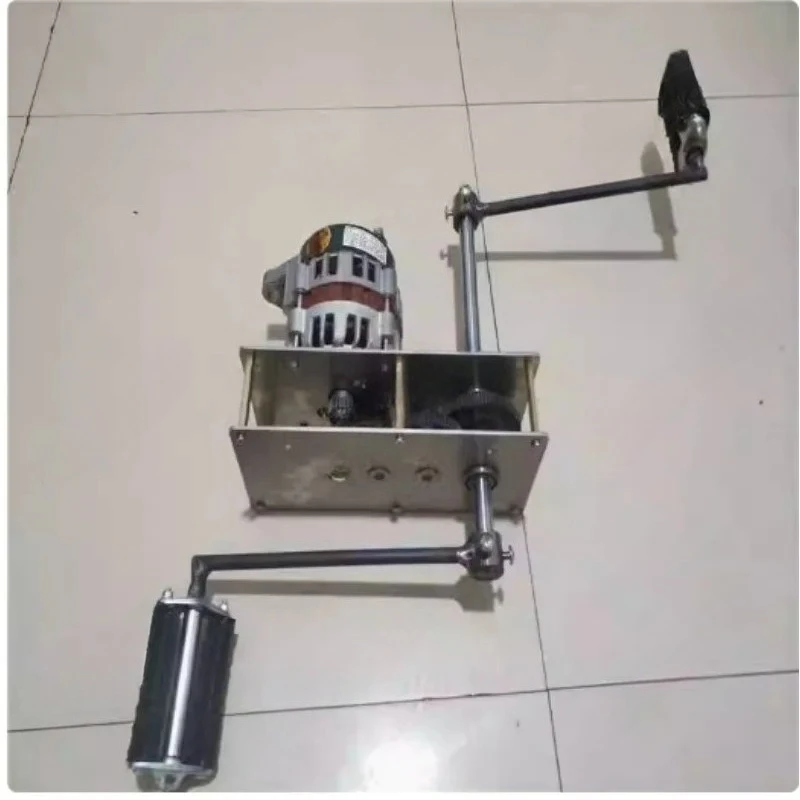 DC Pedal Generator Battery Charging AC Permanent Magnet Brushless High-power 12V 24V 2000W 220V 800W