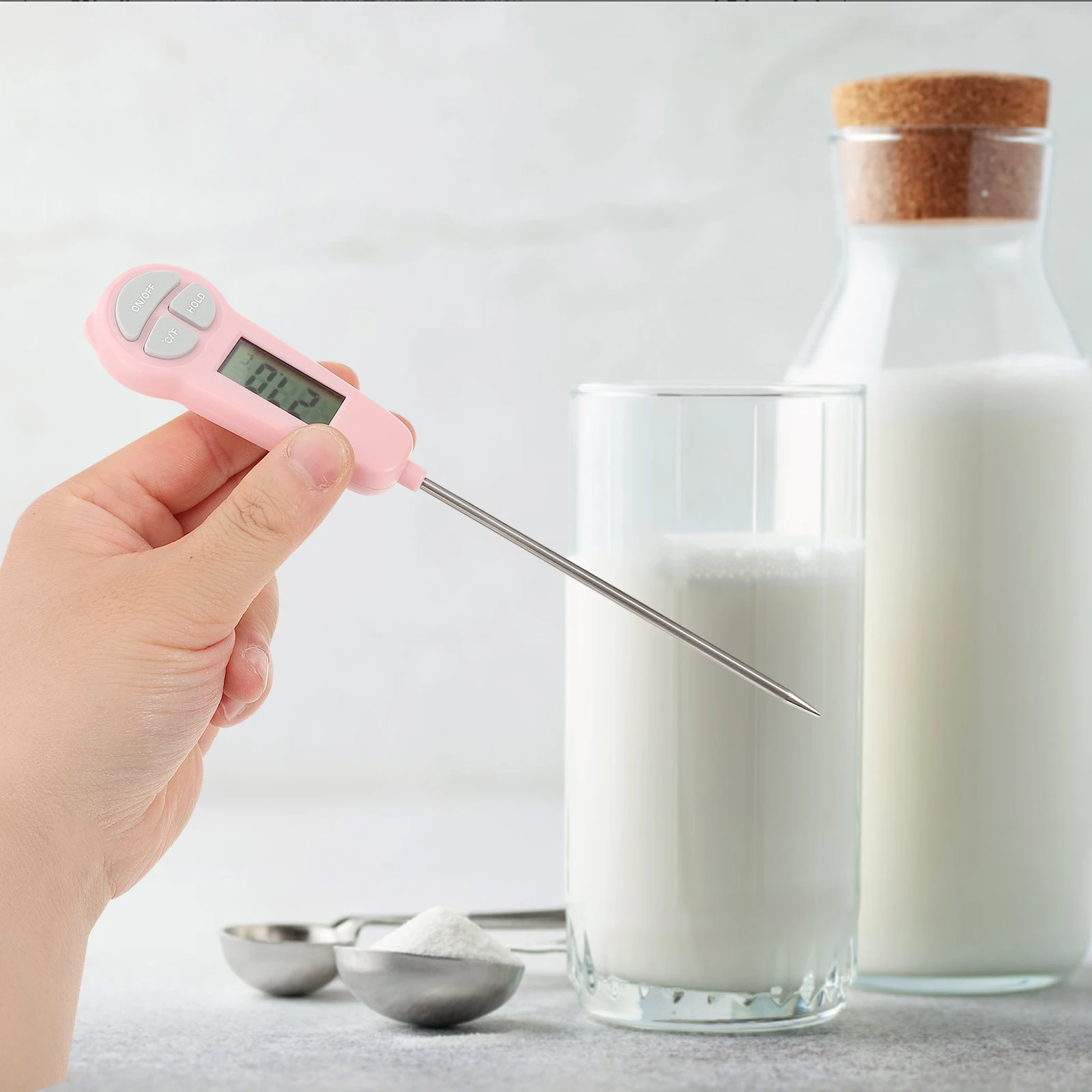 

Sensor Electronic Thermometer Baby Steak Stainless Steel Thermometers for Cooking