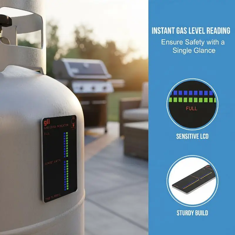 Practical Propane Butane LPG Tank Level Indicator For Home Kitchen Outdoor Use