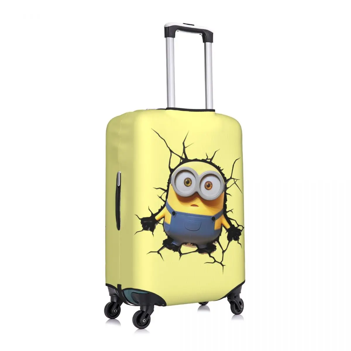 Personalizado Minions Bagagem Elastic Cover, Mala de Viagem, Capa Protetora Terno, 18-32 Polegada