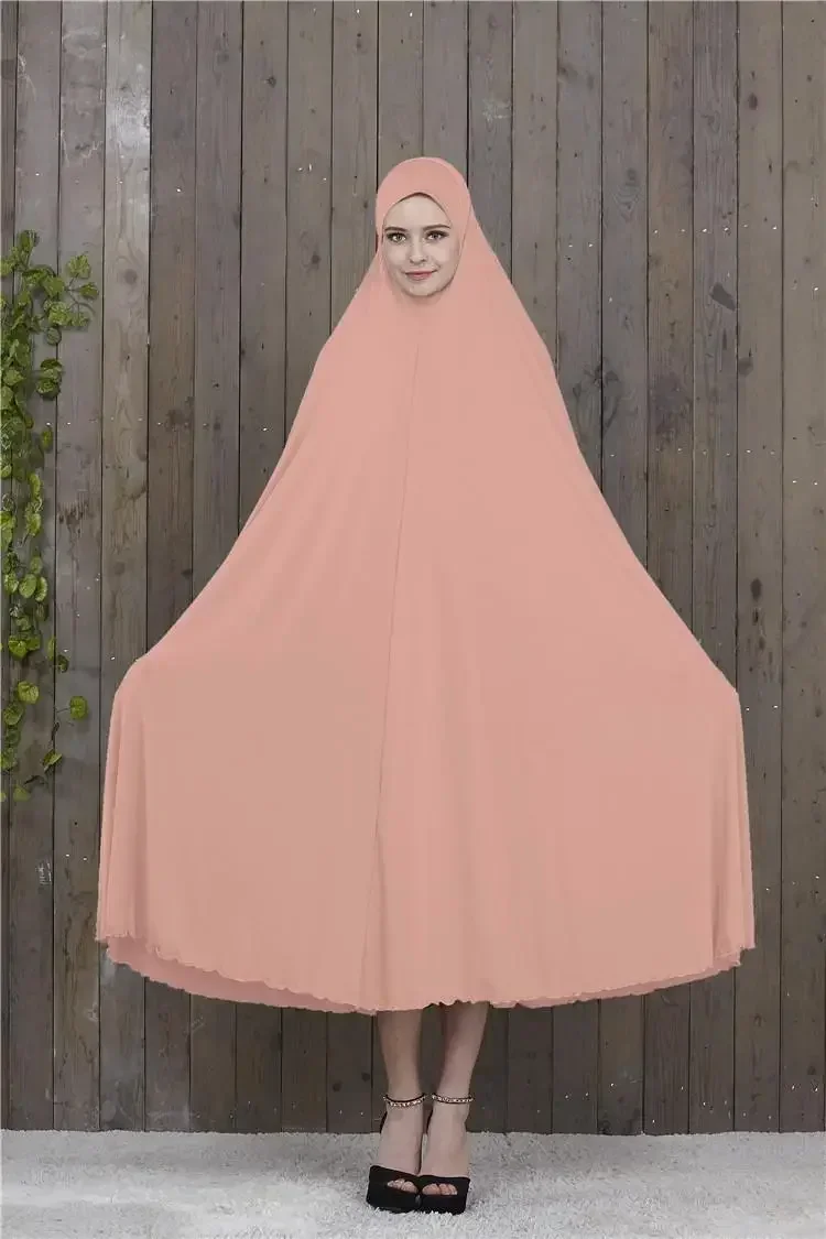 Muslimische Frauen Overhead Kleider Lange Hijab Abaya Khimar Kopftuch Gebet Kleidungsstück Kleid Arabisch Eid Ramadan Burka Robe Kaftan Kleidung
