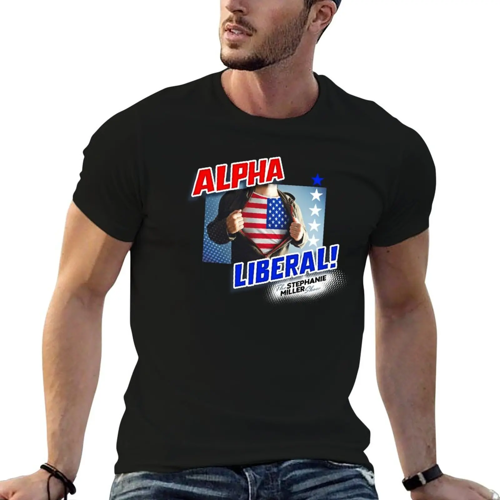 

Alpha Liberal (Shirt Rip) - Listener Robert T-Shirt anime tshirt graphic t shirts for man funny t shirts dark humor T-Shirt