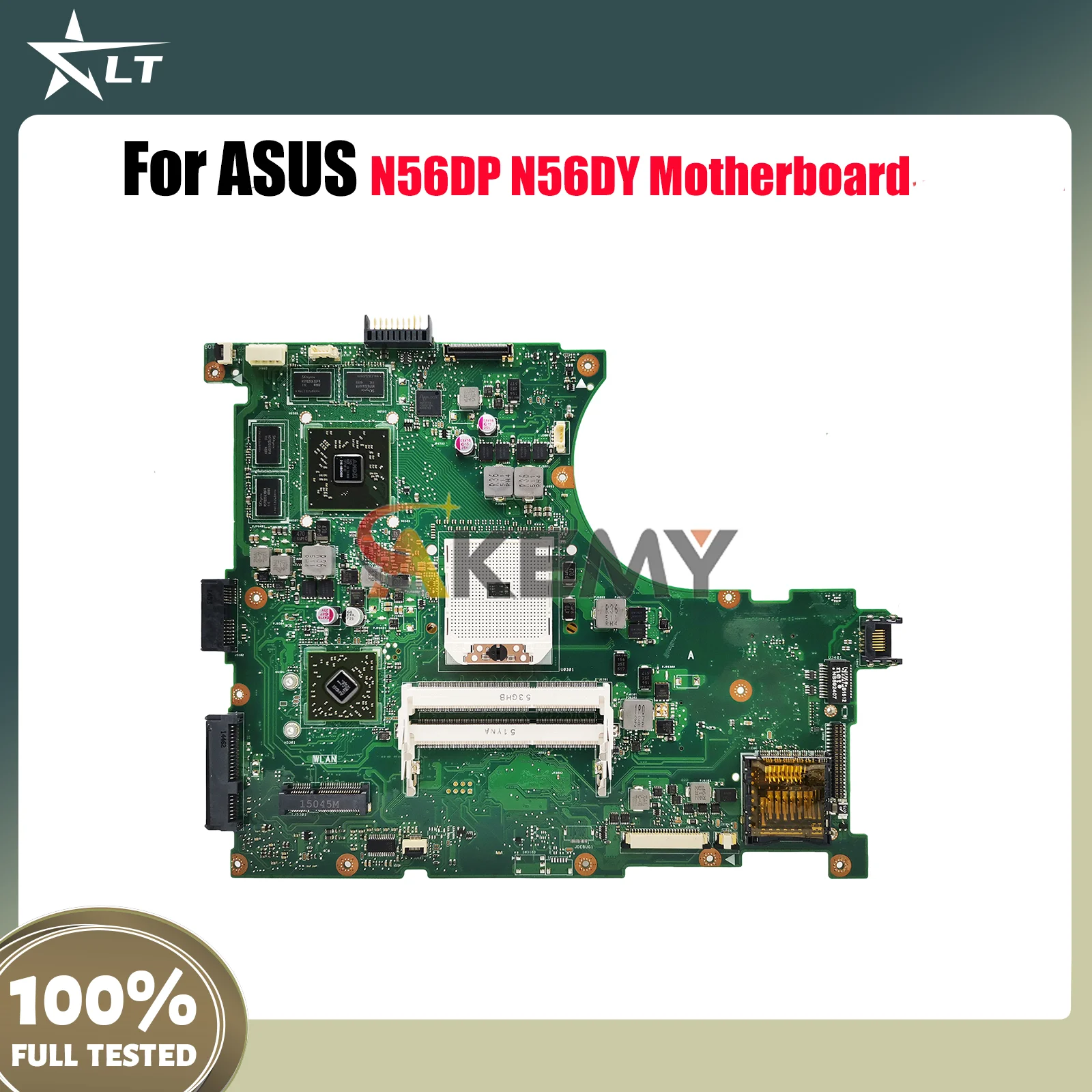 

N56DY Laptop Motherboard For ASUS N56D N56DP N56DY Notebook Mainboard This item is in stock 100% tests OK fast shipping