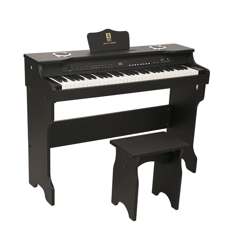 Zl Children's Piano Wooden Electronic Organ Toy 61 Key Musical Instrument Enlightenment Can Be Played