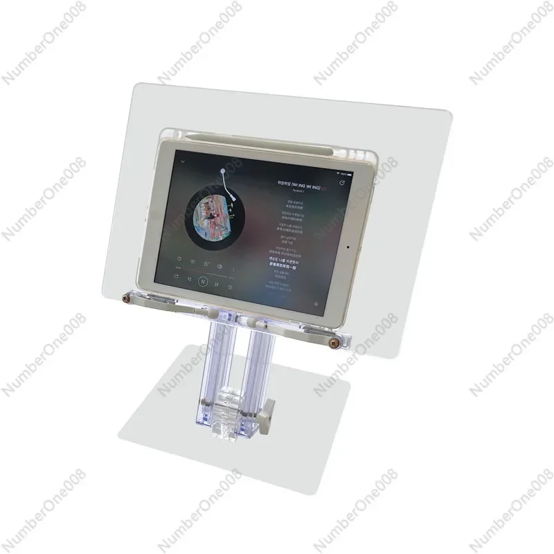 Upgraded Version Retractable Acrylic Transparent Reading Stand Reading Stand Ipad Flat Bracket