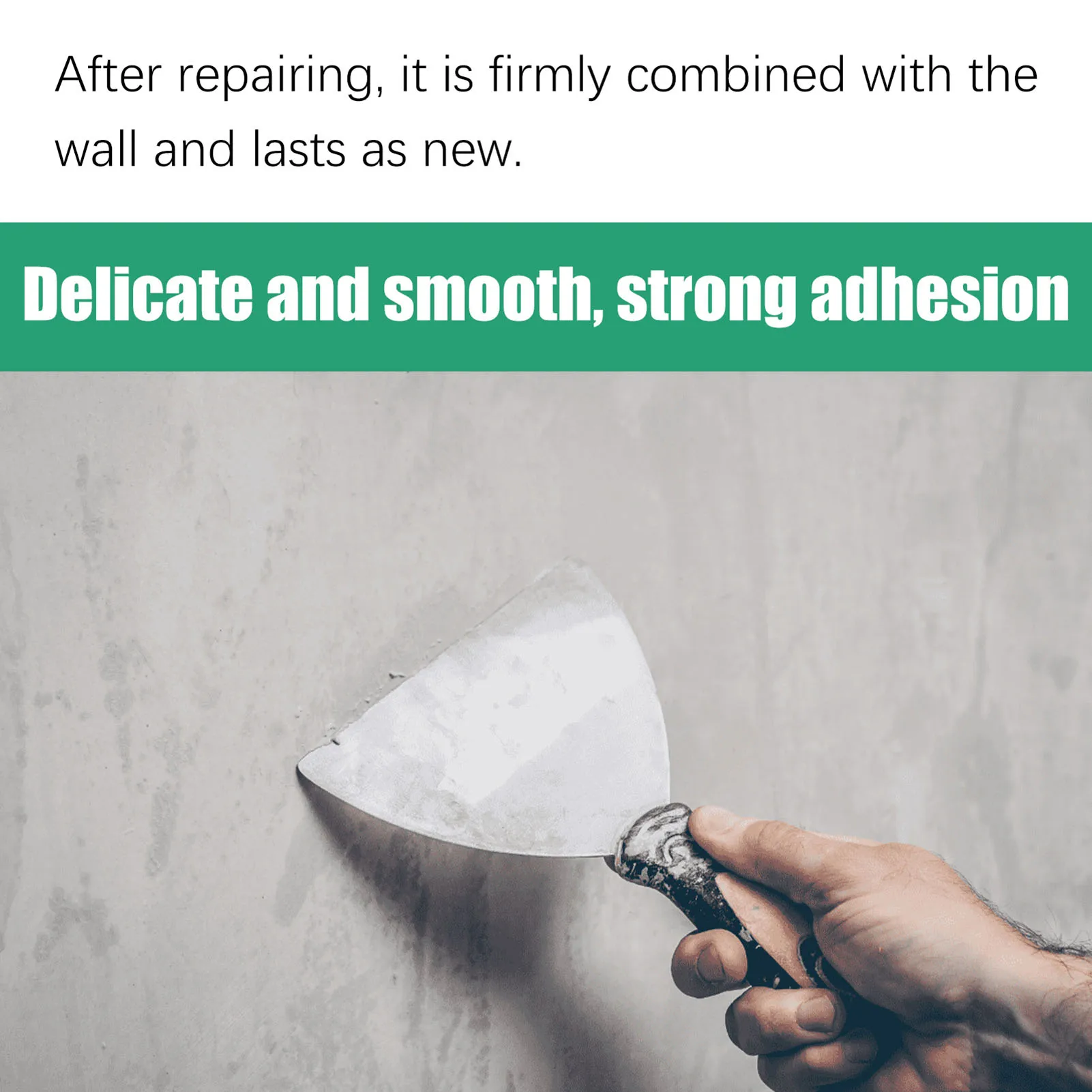 Wall Mending Agent Kit Easy Application Quick Drying Repair Paste Suitable for Maintenance Professionals