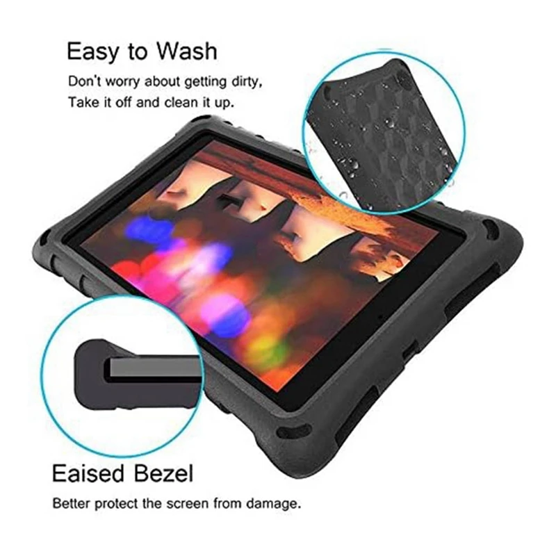 For Fire HD 10 Tablet Case For Adult And Kids , Light Weight Shock Proof Back Cover Tablets, EVA Material, Fine Workmanship