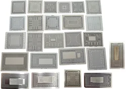 Direct Heat Stencils 25pcs For CPU I3 I5 I7 i9 10th 11th 12th Generation HQ and U Series Ryzen BGA Vedio chips Reballing