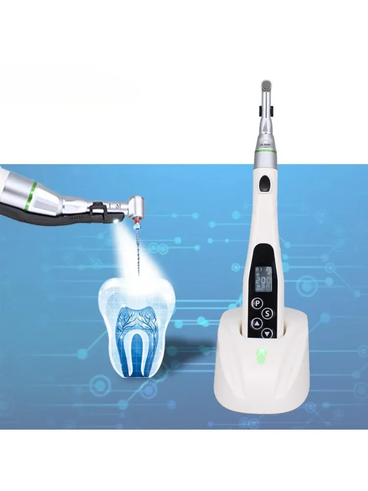 Dentals wireless e connect endodontics motor with LED mini head 16:1 low speed handpiece