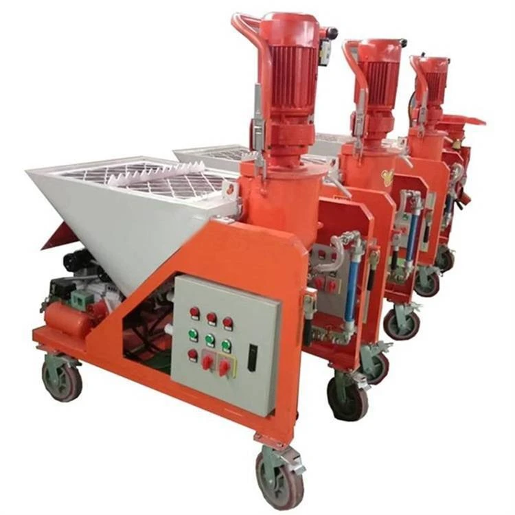 Plaster Mortar Spraying Machine Exterior Wall Gypsum Putty Cement