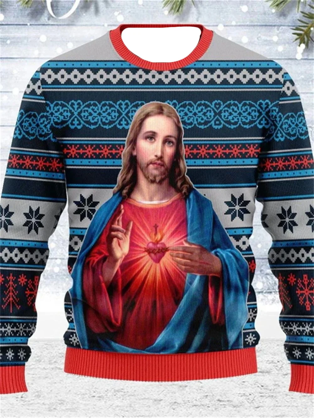 عيد الميلاد سترة قبيحة جون ويك لطيف وغريب الظلام الإبداعية الثلج الغزلان مهرجان أنماط شخصية مهرجان التسوق #2