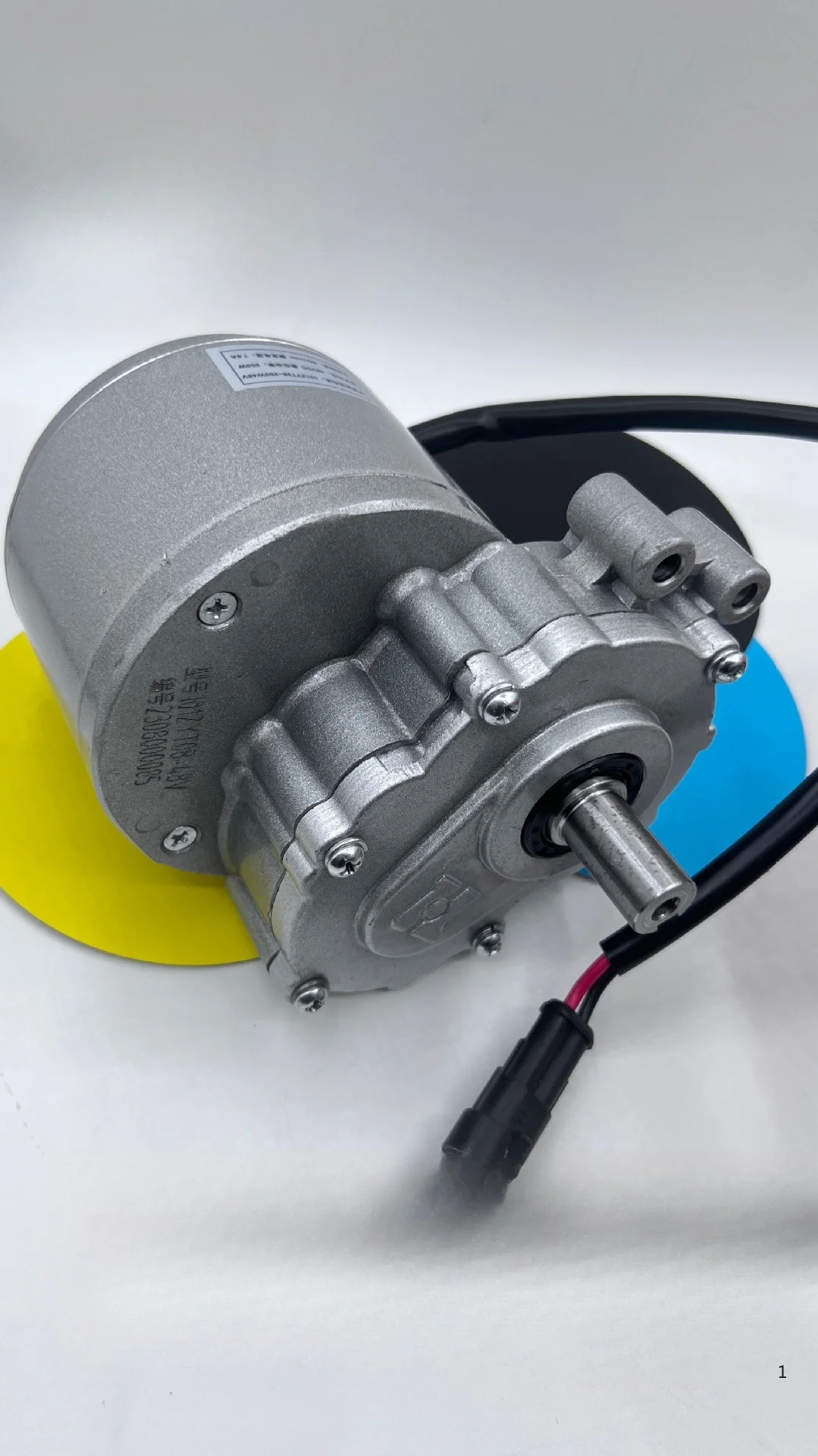 DC Brushed Geared Motor 250W 101ZYT08-48V Road Sweeper Motor, Waterproof and Dustproof