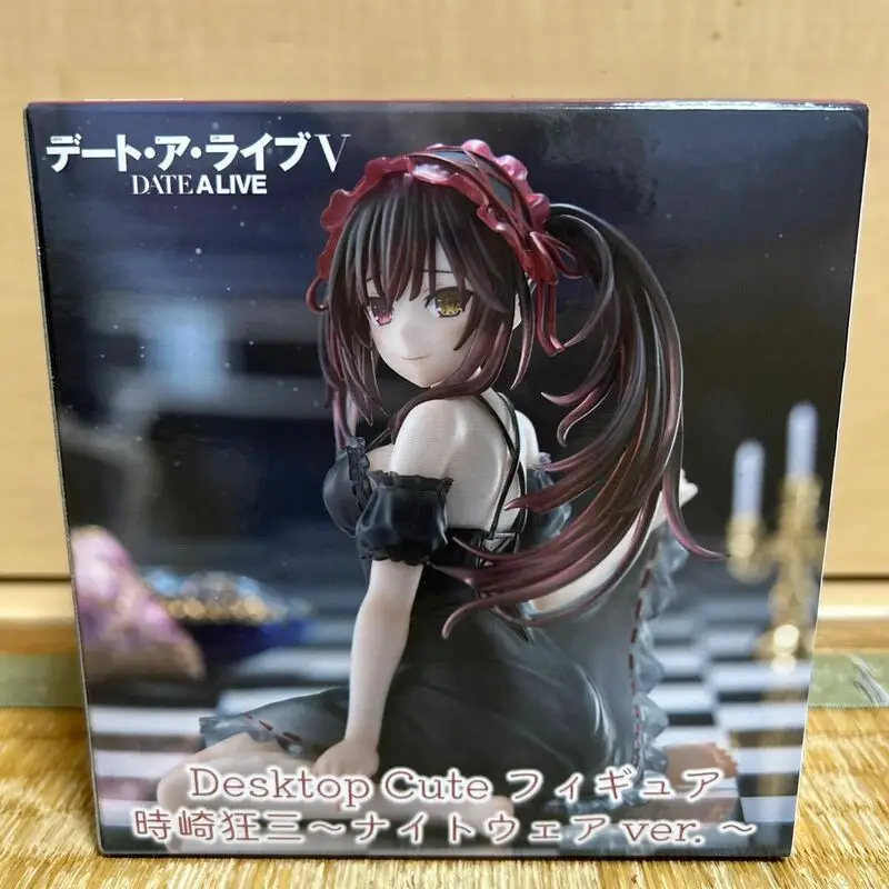 In Stock TAiTO Desktop Cute DATE ALIVE IV Tokisaki Kurumi Pajamas Ver. PVC 13CM Anime Action Figures Model Collection Toy