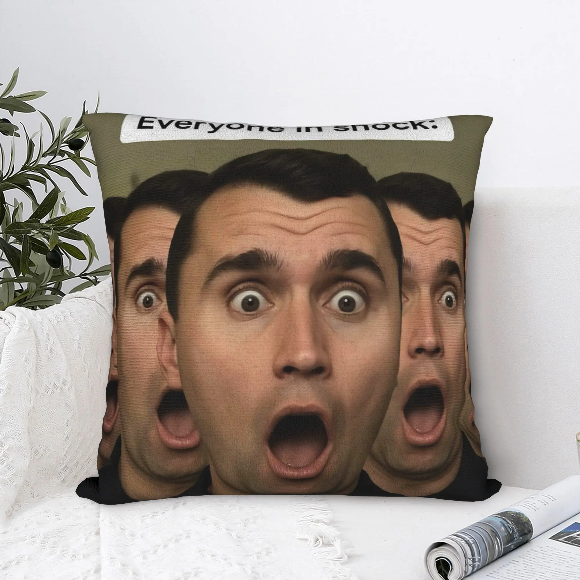 Charlie Kirk Every one in Shock Pillowcases  Retro Trendy Pillow Case For Wedding Party Home Decor Soft Pillow Cover