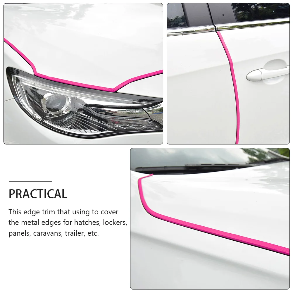 Anti-scratch Strip Trim Car Door Guards Accessories Knobs Cars Protector Seal Strips Rubber Safety Mask Handle Parts Durable