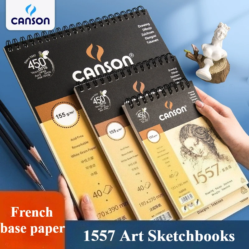 

32K/16K Top Spiral Bound Sketch Book Pad Acid Free Painting Writing Paper for Artistic Drawing Adults Beginners Art Sketchbooks