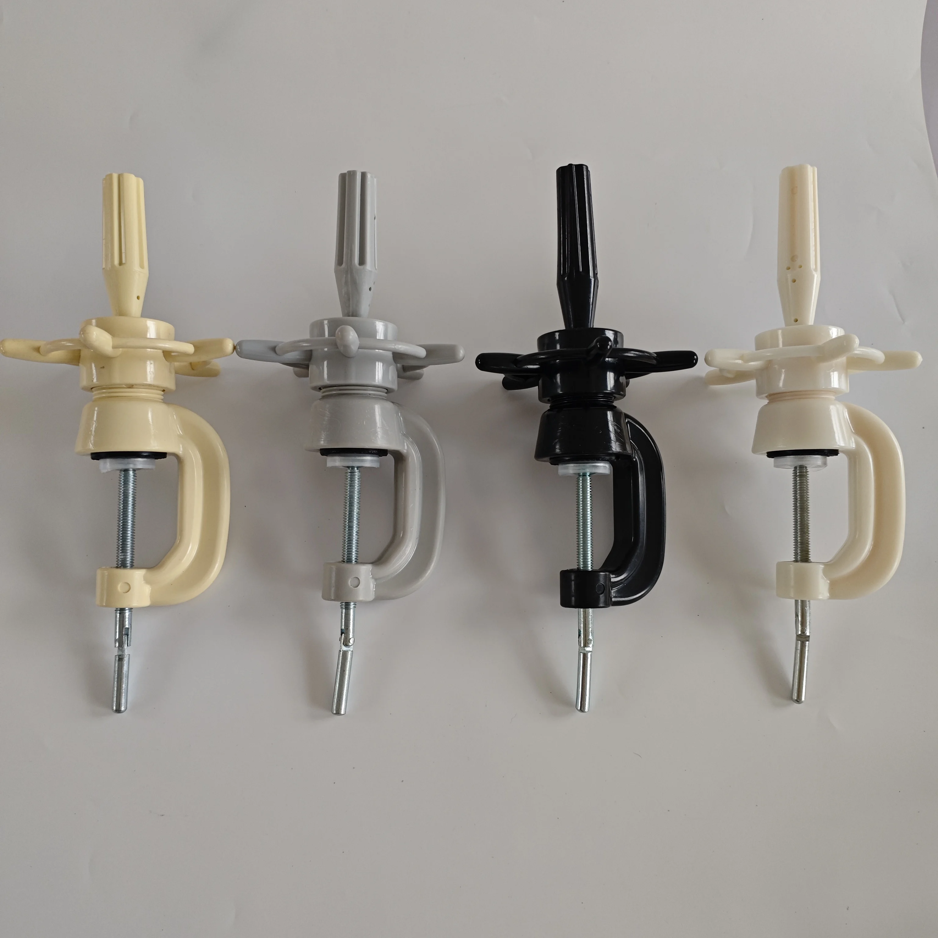 Mannequin Head Stand Adjustable Clamp Holde PlasticMaterial Hair Accessory Tools