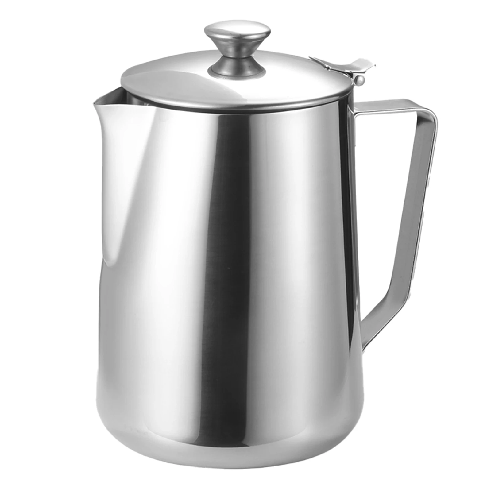 Create Fantastic Milk Coffee Foam Kettle Milk Frothing Package Content Special Lid Design Thick And Comfortable Body