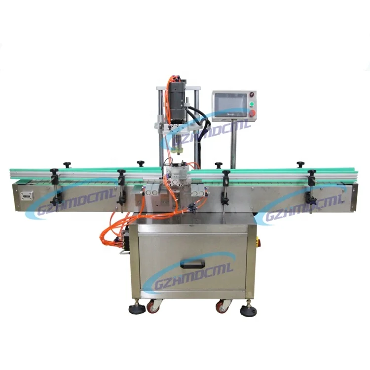 Pneumatic Tabletop Semi Automatic Glass Bottle Lid Press Machine Jar Whisky Plastic Bottle Capping Machine