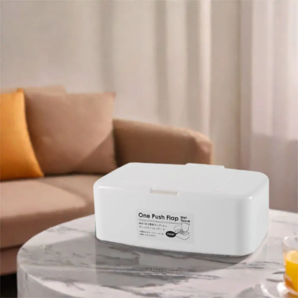 

Чехол для свежих салфеток, пластиковый чехол для влажной бумаги, портативный пылезащитный держатель для влажных салфеток, белая съемная коробка для салфеток, отель